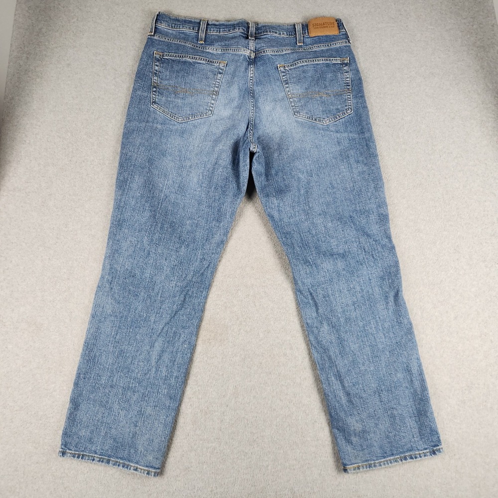 Signature by Levi Strauss S67 Athletic Jeans Men 38x30 Blue Denim Cotton Stretch